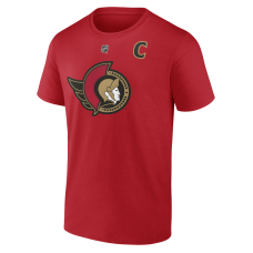 Ottawa Senators Brady Tkachuk Fanatics Red Captains Patch Authentic Stack Name & Number T-Shirt Ottawa Senators Brady Tkachuk Fanatics Red Captains Patch Authentic Stack Name & Number T-Shirt