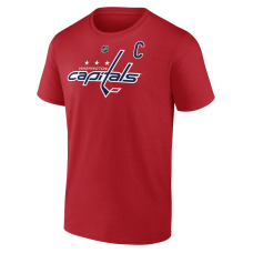 Washington Capitals Alexander Ovechkin Fanatics Red Authentic Stack Name & Number T-Shirt