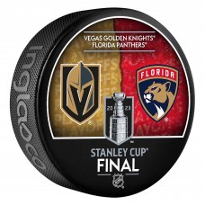 Vegas Golden Knights vs. Florida Panthers Fanatics Authentic 2023 Stanley Cup Final Matchup Dueling Hockey Puck