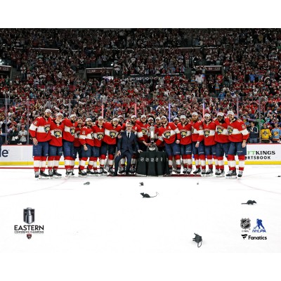 Unsigned Florida Panthers Fanatics Authentic 2023 Eastern Conference Champions Team Celebration Photograph