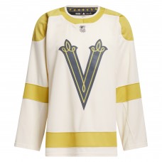 Игровая форма Vegas Golden Knights adidas 2024 NHL Winter Classic Primegreen Authentic- Cream