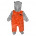 Newborn & Малышам Philadelphia Flyers Orange Game Nap Teddy Fleece Bunting Full-Zip Sleeper