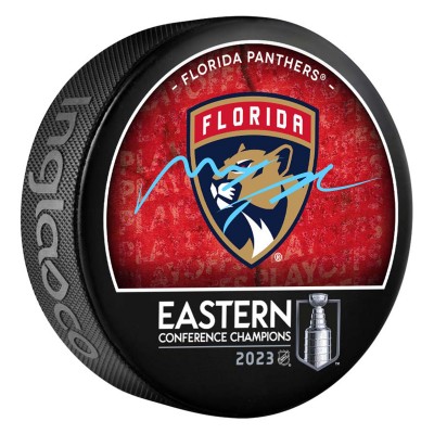Шайба с автографом Matthew Tkachuk Florida Panthers Fanatics Authentic Autographed 2023 Eastern Conference Champions