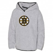 Толстовка Boston Bruins Girls Youth Ultimate Teddy Fleece - Heather Gray
