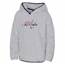 Толстовка Washington Capitals Girls Youth Ultimate Teddy Fleece - Heather Gray