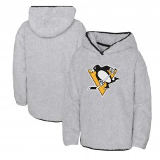 Толстовка Pittsburgh Penguins Girls Youth Ultimate Teddy Fleece - Heather Gray