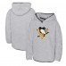 Толстовка Pittsburgh Penguins Girls Youth Ultimate Teddy Fleece - Heather Gray