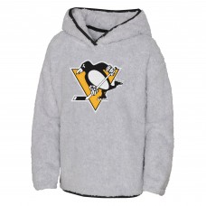 Толстовка Pittsburgh Penguins Girls Youth Ultimate Teddy Fleece - Heather Gray