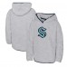Толстовка Seattle Kraken Girls Youth Ultimate Teddy Fleece - Heather Gray Толстовка Seattle Kraken Girls Youth Ultimate Teddy Fleece - Heather Gray