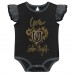 Girls Infant Vegas Golden Knights Black/Gray Two-Pack Training Bodysuit Set