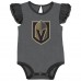 Girls Infant Vegas Golden Knights Black/Gray Two-Pack Training Bodysuit Set