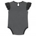 Girls Infant Vegas Golden Knights Black/Gray Two-Pack Training Bodysuit Set