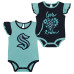 Girls Infant Seattle Kraken Navy/Light Blue Two-Pack Training Bodysuit Set Girls Infant Seattle Kraken Navy/Light Blue Two-Pack Training Bodysuit Set