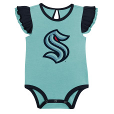 Girls Infant Seattle Kraken Navy/Light Blue Two-Pack Training Bodysuit Set
