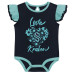 Girls Infant Seattle Kraken Navy/Light Blue Two-Pack Training Bodysuit Set