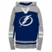 Толстовка Preschool Tampa Bay Lightning Blue Ageless Revisited Lace-Up V-Neck