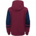 Толстовка на молнии Colorado Avalanche Youth Face Off Color Block - Burgundy