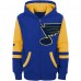 Толстовка на молнии St. Louis Blues Youth Face Off Color Block - Blue