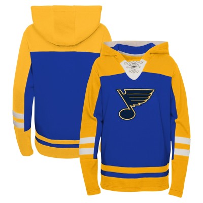 Толстовка St. Louis Blues Youth Ageless Revisited Lace-Up V-Neck - Blue