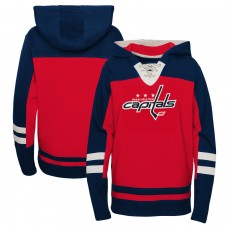 Толстовка Washington Capitals Youth Ageless Revisited Lace-Up V-Neck - Red