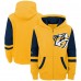 Толстовка на молнии Nashville Predators Youth Face Off Color Block - Gold