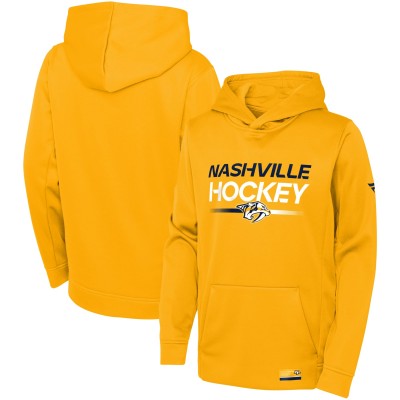 Толстовка Nashville Predators Youth Authentic Pro - Gold