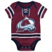 Малышам Colorado Avalanche Burgundy Hockey Jersey Bodysuit