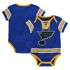 Малышам St. Louis Blues Blue Hockey Jersey Bodysuit