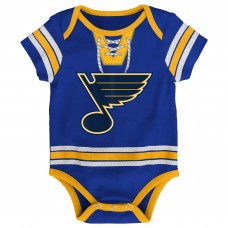 Малышам St. Louis Blues Blue Hockey Jersey Bodysuit