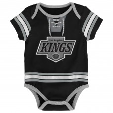Малышам Los Angeles Kings Black Hockey Jersey Bodysuit