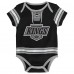 Малышам Los Angeles Kings Black Hockey Jersey Bodysuit