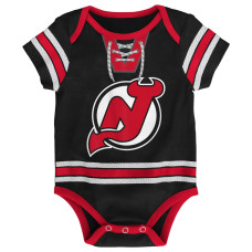 Джерси для малыша New Devils Black Hockey Bodysuit Джерси для малыша New Devils Black Hockey Bodysuit
