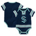 Малышам Seattle Kraken Deep Sea Blue Hockey Jersey Bodysuit