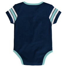 Малышам Seattle Kraken Deep Sea Blue Hockey Jersey Bodysuit
