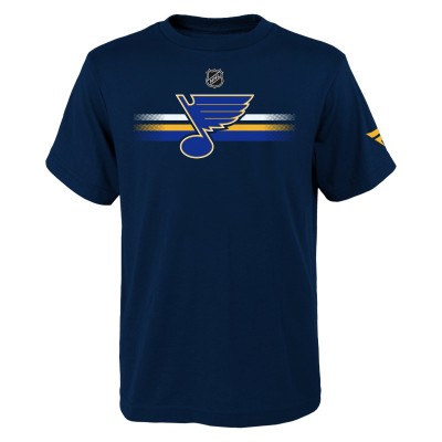 Футболка St. Louis Blues Fanatics Youth Authentic Pro Logo - Navy