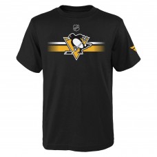 Футболка Pittsburgh Penguins Youth Authentic Pro Logo - Black