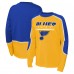 Футболка St. Louis Blues Youth Pro Assist Long Sleeve - Gold/Blue