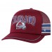 Бейсболка Colorado Avalanche 47 Sideband Stripes - Burgundy