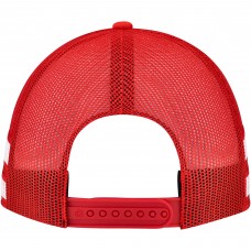 Detroit Red Wings 47 Red Sideband Stripes Trucker Snapback Hat Detroit Red Wings 47 Red Sideband Stripes Trucker Snapback Hat