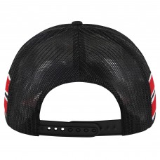 New Jersey Devils 47 Sideband Stripes Trucker Snapback Hat - Black