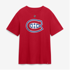 Футболка Montreal Canadiens Jakub Dobes Fanatics Red Authentic Stack Name & Number