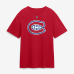 Футболка Montreal Canadiens Jakub Dobes Fanatics Red Authentic Stack Name & Number