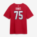 Футболка Montreal Canadiens Jakub Dobes Fanatics Red Authentic Stack Name & Number