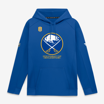 Толстовка Buffalo Sabres Fanatics Royal 2026 Stanley Cup Playoffs Authentic Pro Rink Fly Fleece