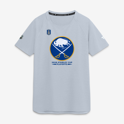Футболка Buffalo Sabres Fanatics Gray 2026 Stanley Cup Playoffs Authentic Pro Rink Performance