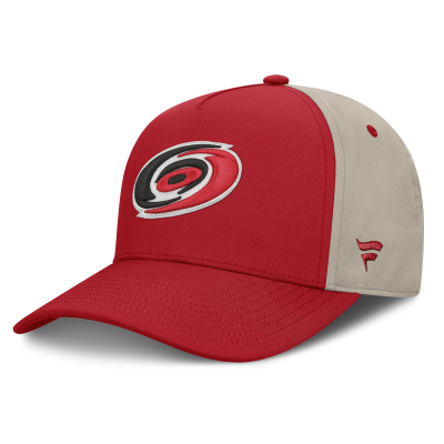 Бейсболка Carolina Hurricanes Fanatics Red/Tan 2026 Stanley Cup Playoffs Locker Room
