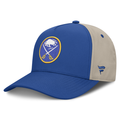Бейсболка Buffalo Sabres Fanatics Royal/Tan 2026 Stanley Cup Playoffs Locker Room