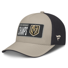 Бейсболка Vegas Golden Knights Fanatics Light Beige/Black 2026 NHL Western Conference Champions Locker Room Trucker