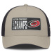 Бейсболка Carolina Hurricanes Fanatics Light Beige/Black 2026 NHL Eastern Conference Champions Locker Room Trucker