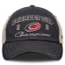Бейсболка Unisex Carolina Hurricanes Fanatics Black/Light Beige 2026 Stanley Cup Champions Unstructured